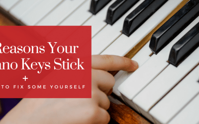5 Reasons Your Piano Keys Stick [Infographic]